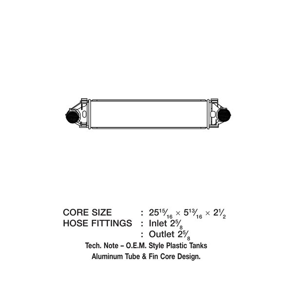 Csf Radiators 3.0L TURBO VOLVO S60 6064